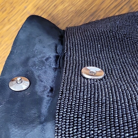 Vintage Small Beaded Cluch Bag 5"x8" - Picture 7 of 8